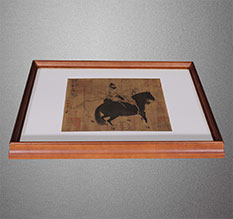 四方台书画装裱配框服务案例