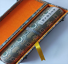 四方台书画装裱案例